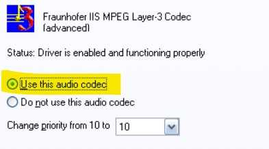 Fraunhofer MPEG Layer-3 Audio Decoder